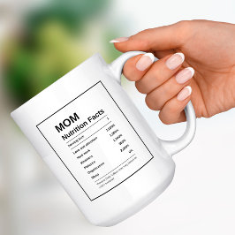 Trendigets moderna Mamma-näringsfenomen i svart oc Kaffemugg