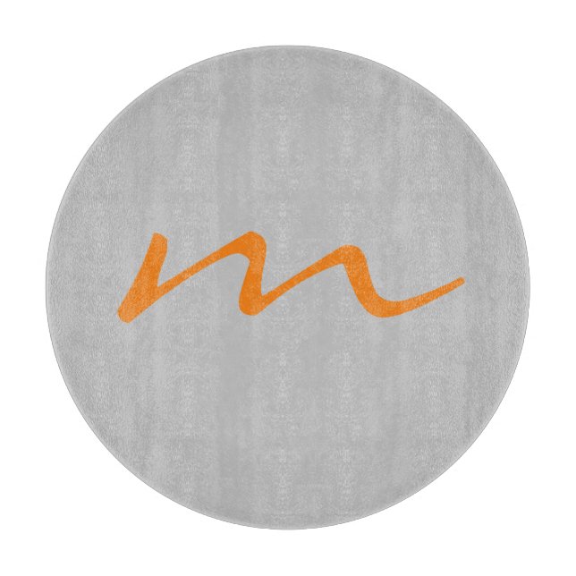 Trendigets moderna monogram-professionell grått (Framsidan)