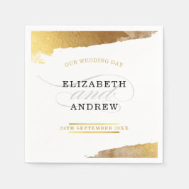 TRENDIGETS MOTTAGANDE av modern lyxguldguldguldad Pappersservett