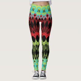 Trendigets multifärgad "Ratti_Kreativ_Arts" Leggin Leggings