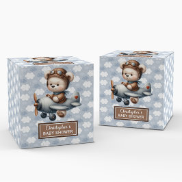 Trendigets Nalle Pilot Boy Baby Favoritbox Presentaskar