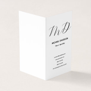 Trendigets rekommenderade minimalistiska moderna s visitkort