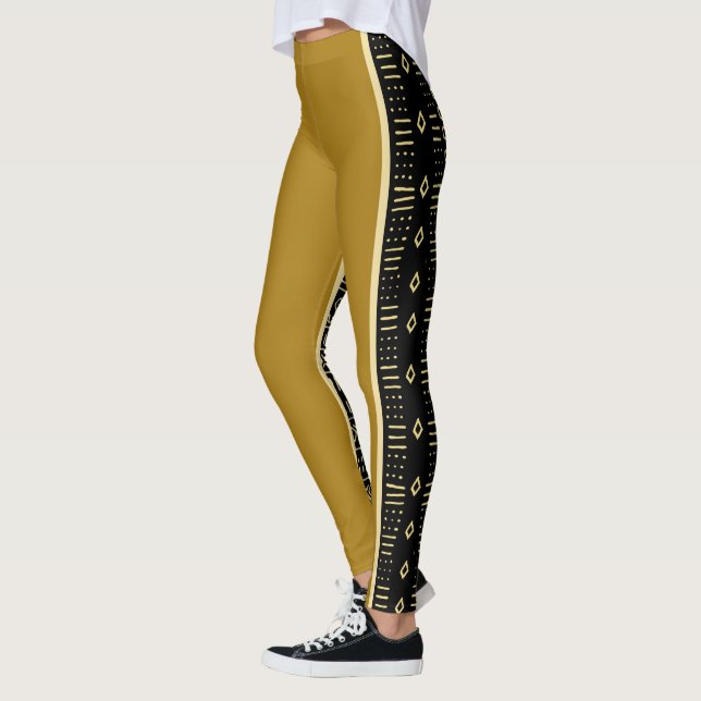 Trendigets stamdesign leggings (Vänster)