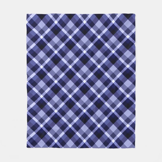 Trendigets svarta utskrift, medelstor blanketlista fleecefilt (Framsidan)