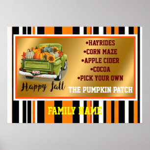 Trendigets Thanksgiving - vacker höstsamling Poster
