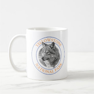 Trendigets Varg Artikel 4 Yellowstone Nationalpark Kaffemugg