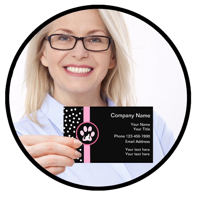 Trendighusdjuret servar visitkort (Skapare uppladdad)