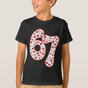 Trendigt 6 7 Meme Sex Sju Alla hjärtans dag 6 7 T Shirt