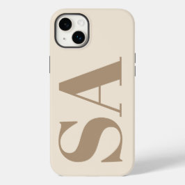 trendigt Antik Vitt med Monogram Case-Mate