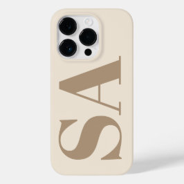 trendigt Antik Vitt med Monogram Case-Mate