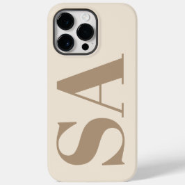 trendigt Antik Vitt med Monogram Case-Mate
