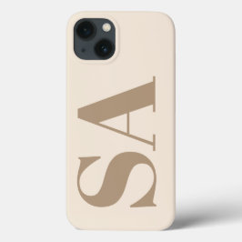 trendigt Antik Vitt med Monogram Case-Mate