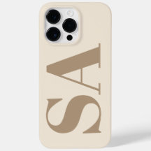 trendigt Antikvitt med Monogram Case-Mate