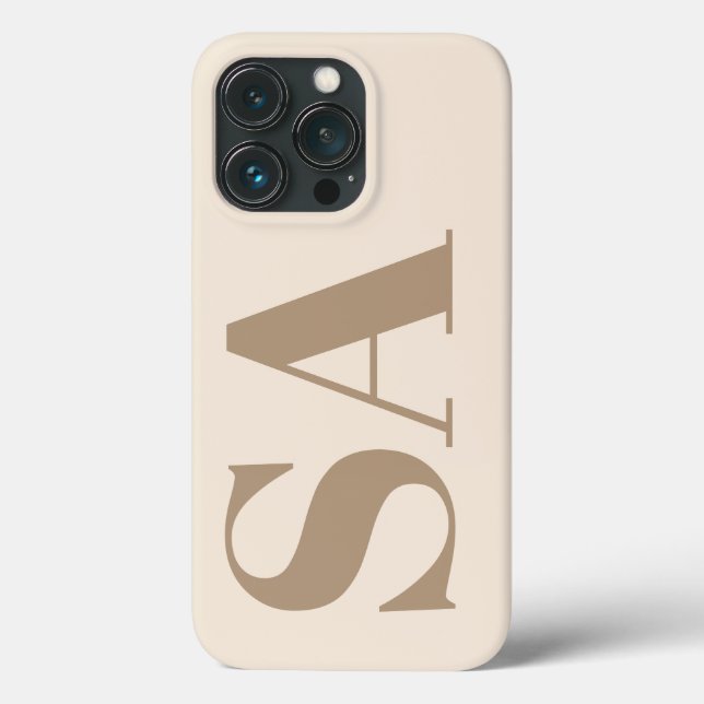 trendigt Antikvitt med Monogram Case-Mate (Baksida)
