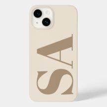 trendigt Antikvitt med Monogram Case-Mate