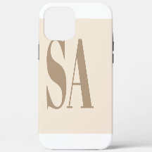 trendigt Antikvitt med Monogram Case-Mate