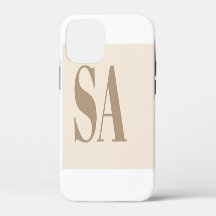 trendigt Antikvitt med Monogram Case-Mate