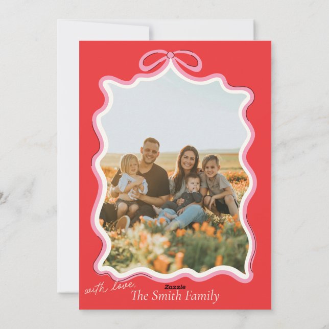 Trendigt Fa La La  Julkort (Baksida)