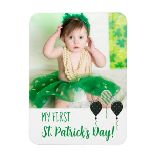 Trendigt Mitt Första St. Patrick Dag Meddelande Fo Magnet