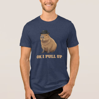 Trendigt och roligt Capybara-memedesign T Shirt
