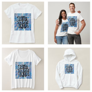 Trendigt och Stilrent Bästa Mamma Någonsin T Shirt