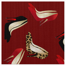 Trendigt stiletthögklackartyg tyg