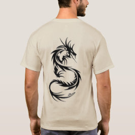 Trending Dragon Tatto Stil T-Shirt
