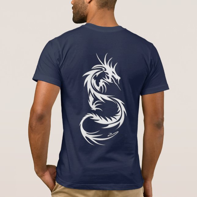 Trending Dragon Tatto Stil T-Shirt (Baksida)