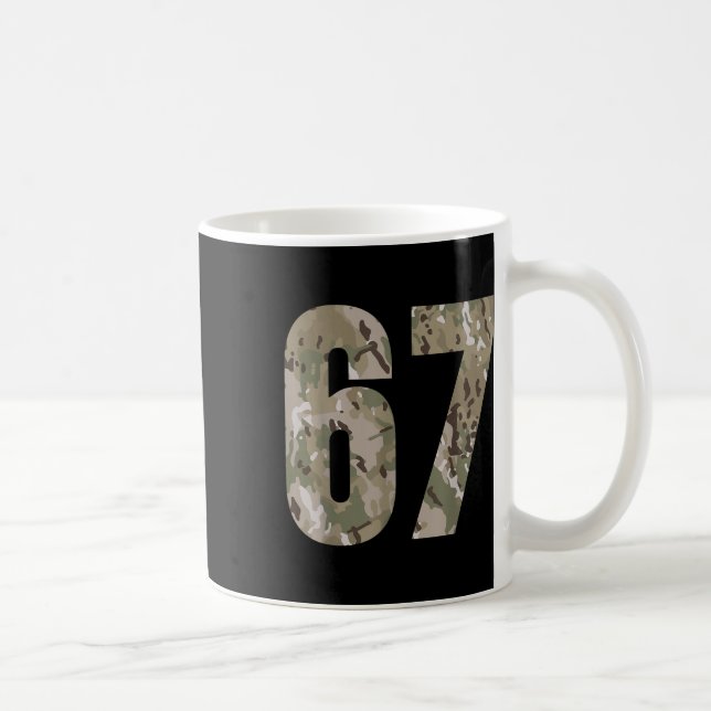 Trending Gen Alpha Six Seven 6 7 Meme Cam Multi Ca Kaffemugg (Höger)
