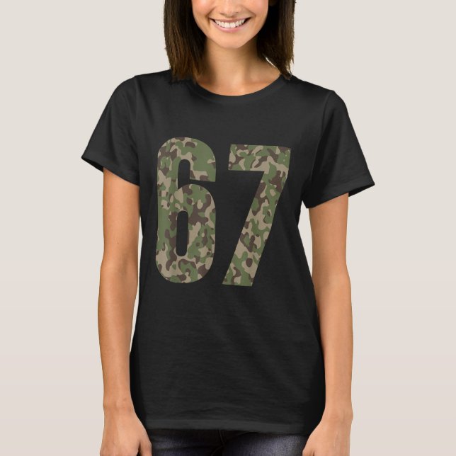 Trending Gen Alpha Six Seven 6 7 Meme Cam Multi Ca T Shirt (Framsida)