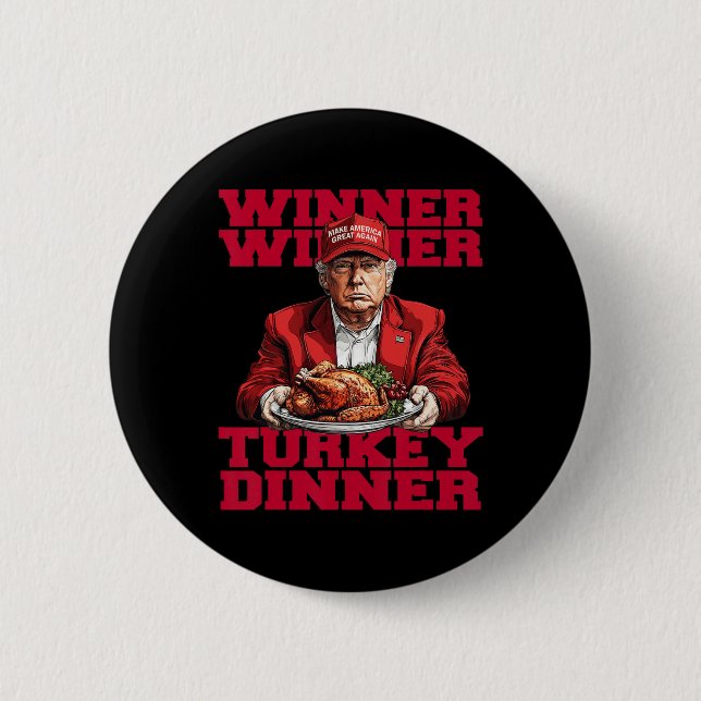 Trending Humor Trump Winner Winner Turkey Dinnerth Knapp (Framsida)