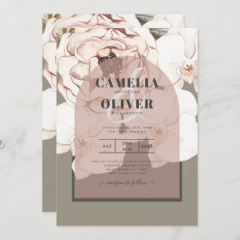 Trending MOSS  BRÖLLOP Sage Dusty Rosa Inbjudningar