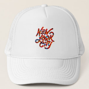 Trending New York City Logotyp in Summer Färg Keps