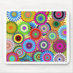 Trending Psychadelic Flower Power Print Suppor Musmatta