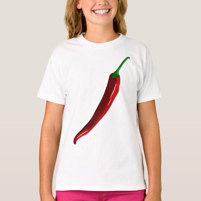 Trending Red chili T Shirt (Framsida)