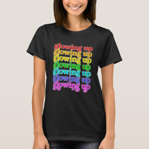 Trending Social Media Glow Up Lgbtq Rainbow Glowin T Shirt