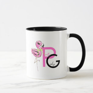 Trending Söt Girly Mode Decor Gifts Flamingo Mugg