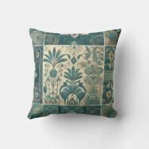 Trending Teal Design för inbyggd Blommigt
