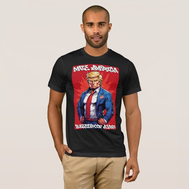 Trending Trump | göra america underbart igen T Shirt (Hel framsida)