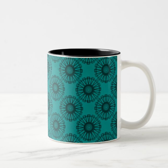 Trendsetter Mugg, Teal Två-Tonad Mugg (Höger)