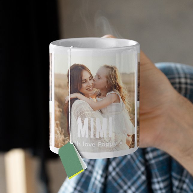Trendy 5 Photo Collage Mimi Kaffemugg (Skapare uppladdad)