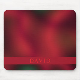 Trendy Abstract Red and Black Mouse Mat Musmatta