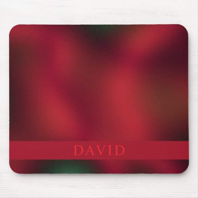 Trendy Abstract Red and Black Mouse Mat Musmatta (Framsidan)