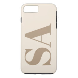 trendy Antique White with Monogram Case-Mate