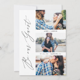 Trendy Be our Guest Chic Romantic 3 Photos Wedding Spara Datumet