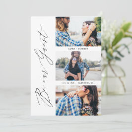 Trendy Be our Guest Chic Romantic 3 Photos Wedding Spara Datumet
