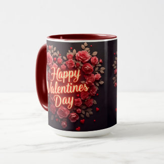 Trendy Beautiful Luxury Floral Love Collection Mugg