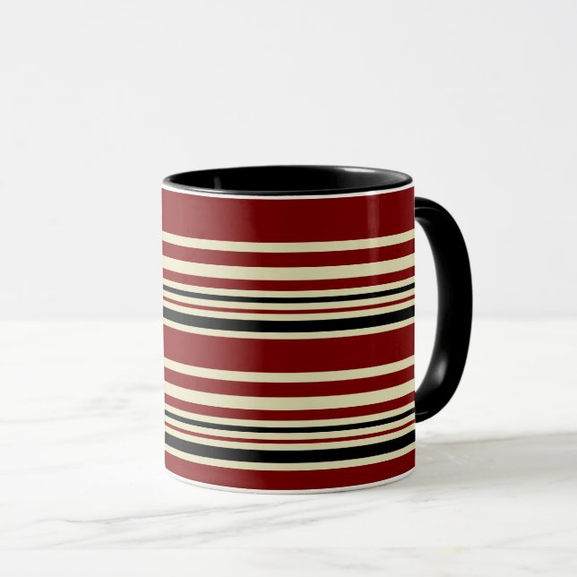 Trendy Black and Gold Marble Coffee Cup Mugg (Framsida höger)