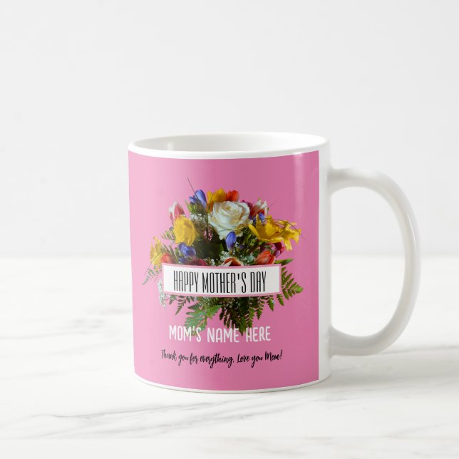 TRENDY BLOMMOR GLAD MORSDAG  KAFFEMUGG (Höger)