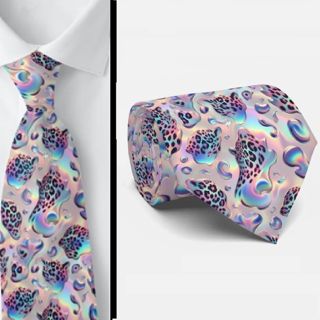 Trendy & Bold | Opal Leopard Print Necktie Slips (Skapare uppladdad)